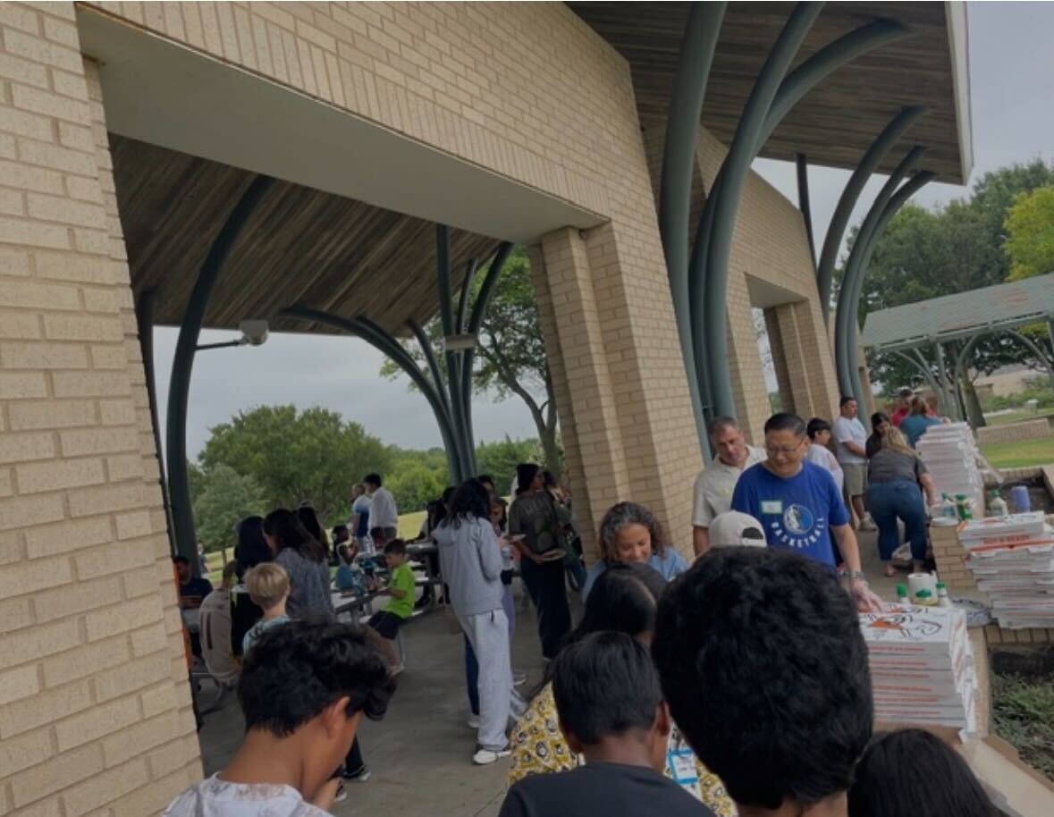 Community event at Maus Middle School in Frisco ISD.