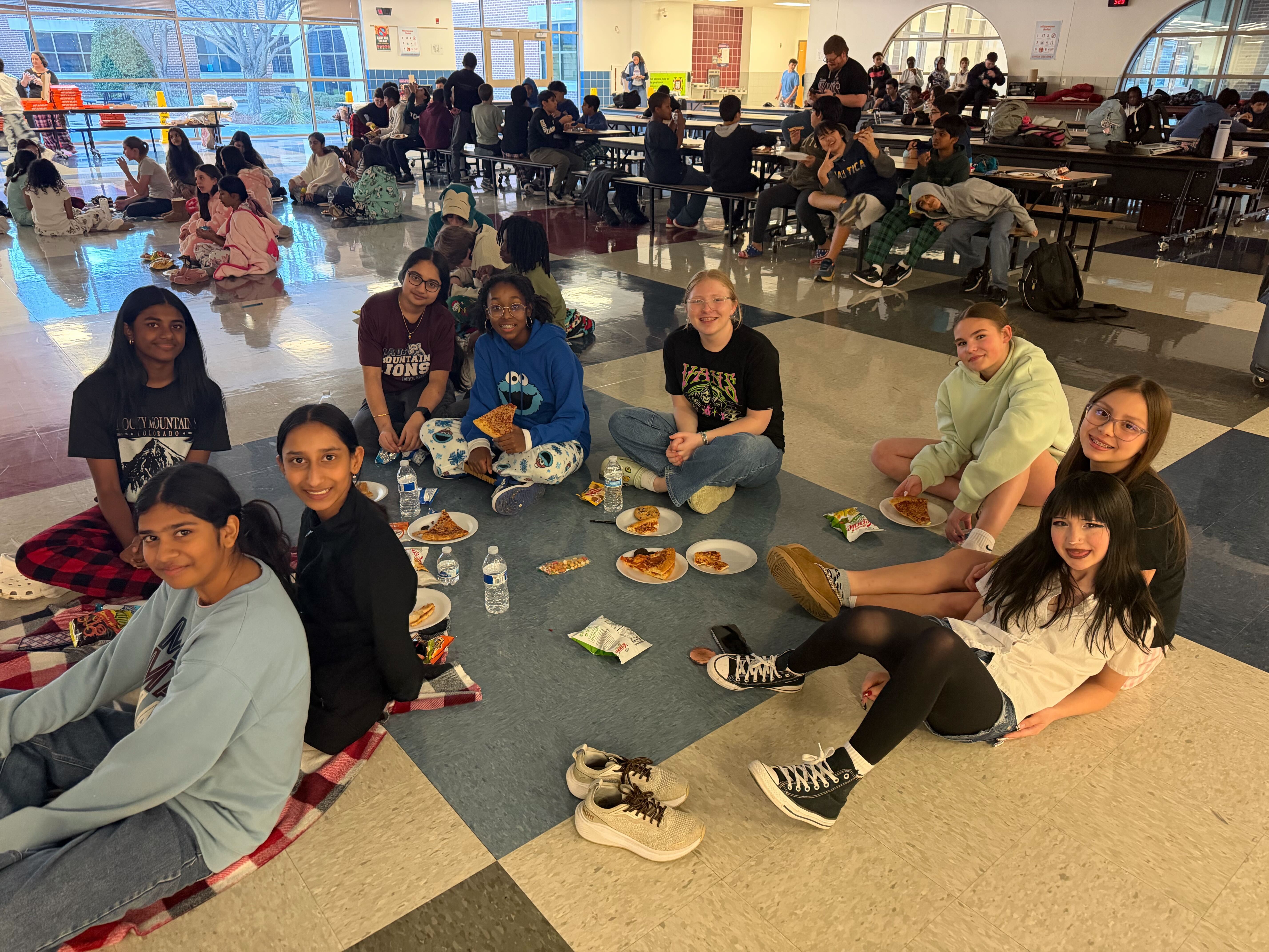 Students from Maus Middle School Band in Frisco ISD.