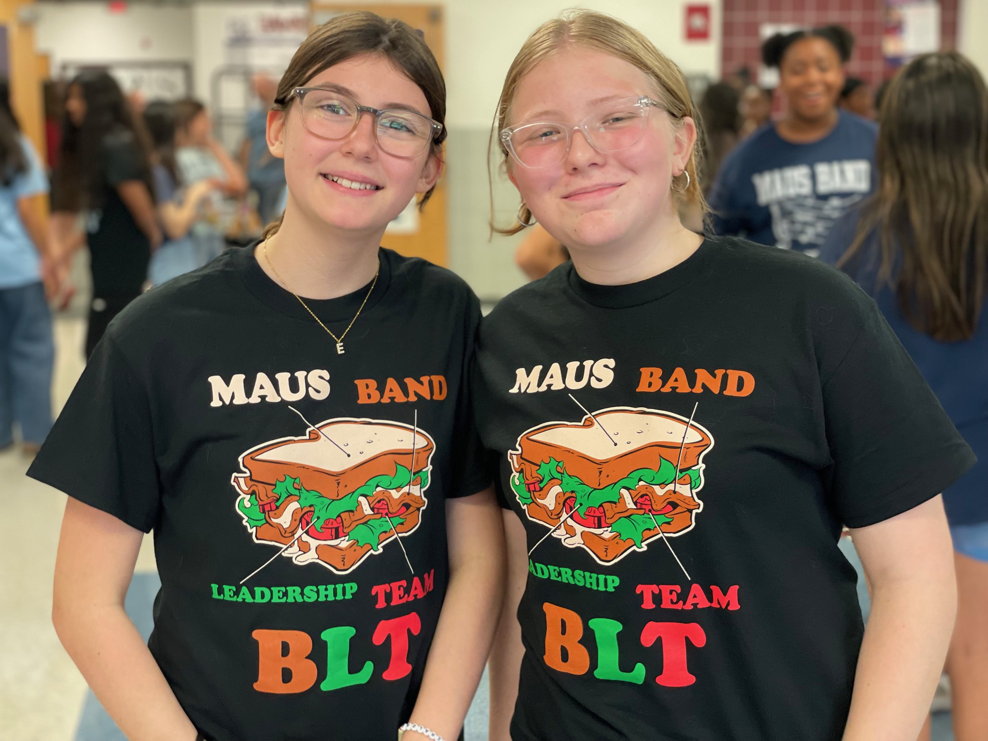 Students from Maus Middle School Band in Frisco ISD.