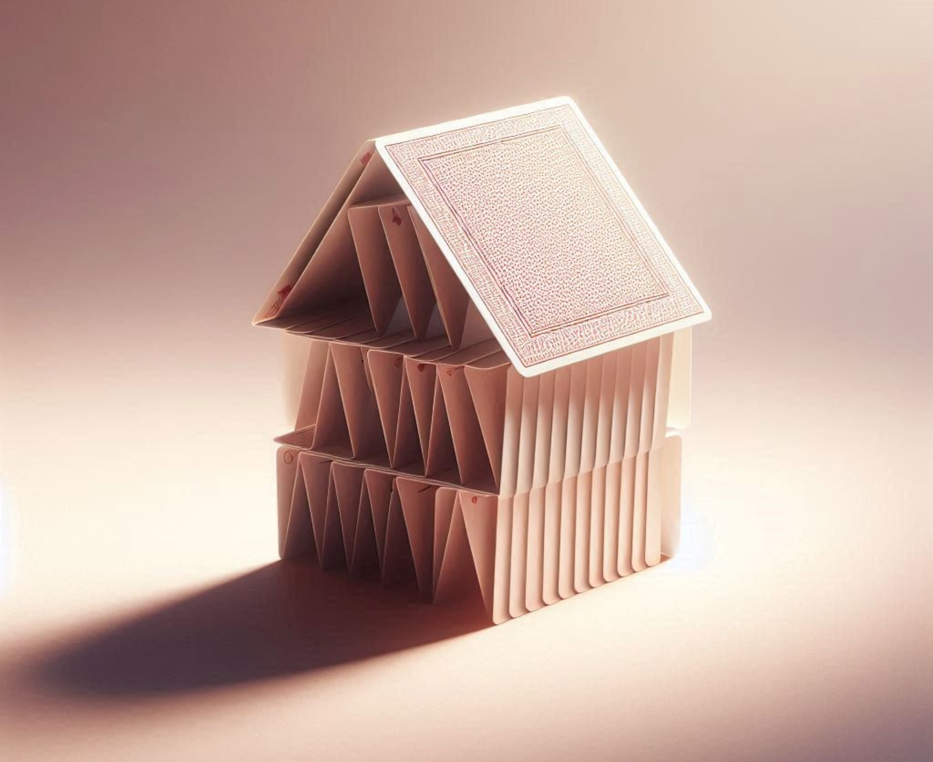 une maison en carte