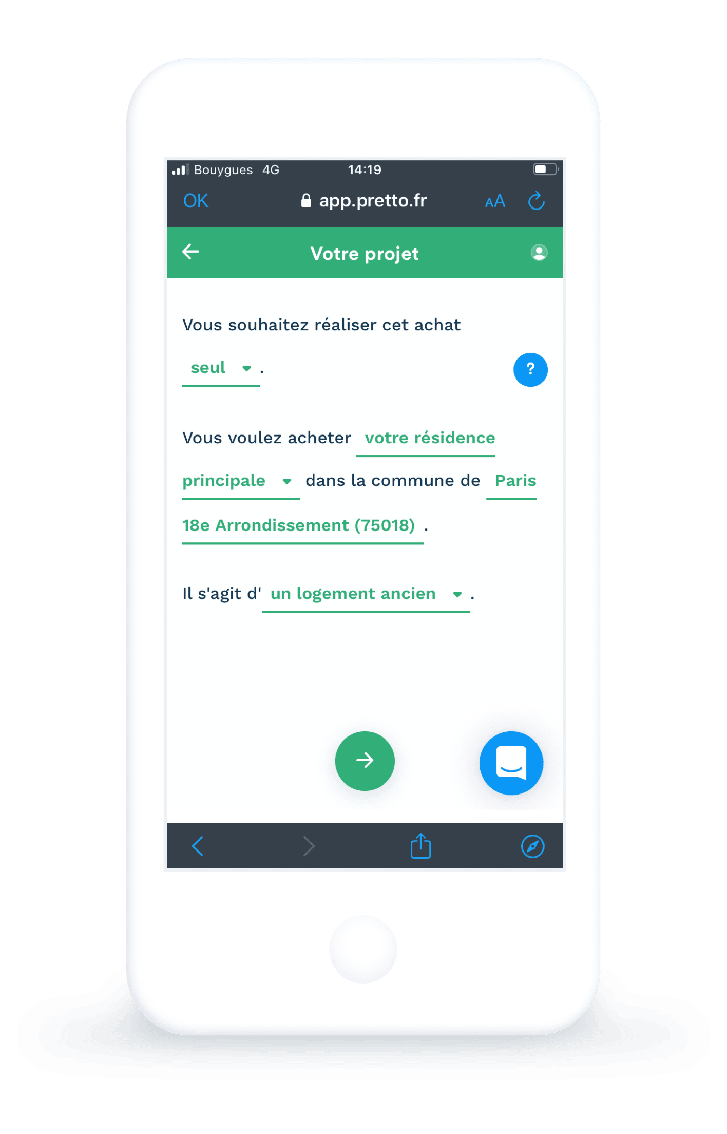 pretto-search-budget