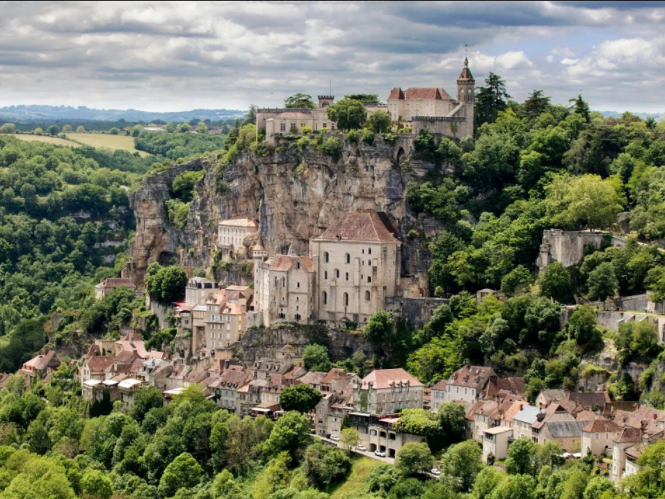 Ville de Rocamadour dans le Lot