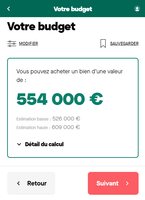 Simulation budget 15 ans avec un salaire de 8 500 euros par mois