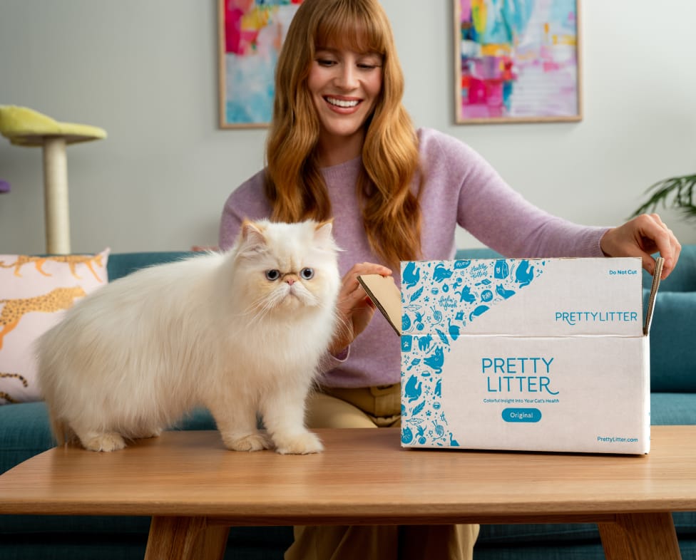 PrettyLitter with cat