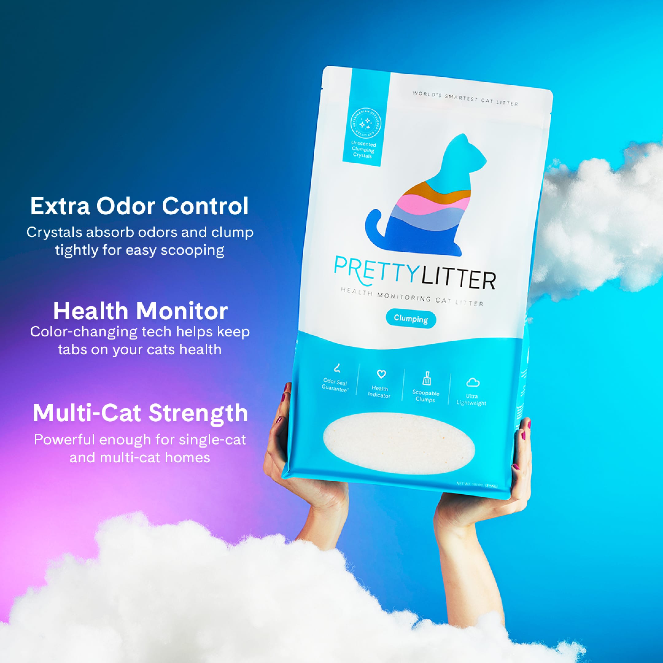Health monitoring cat litter sales