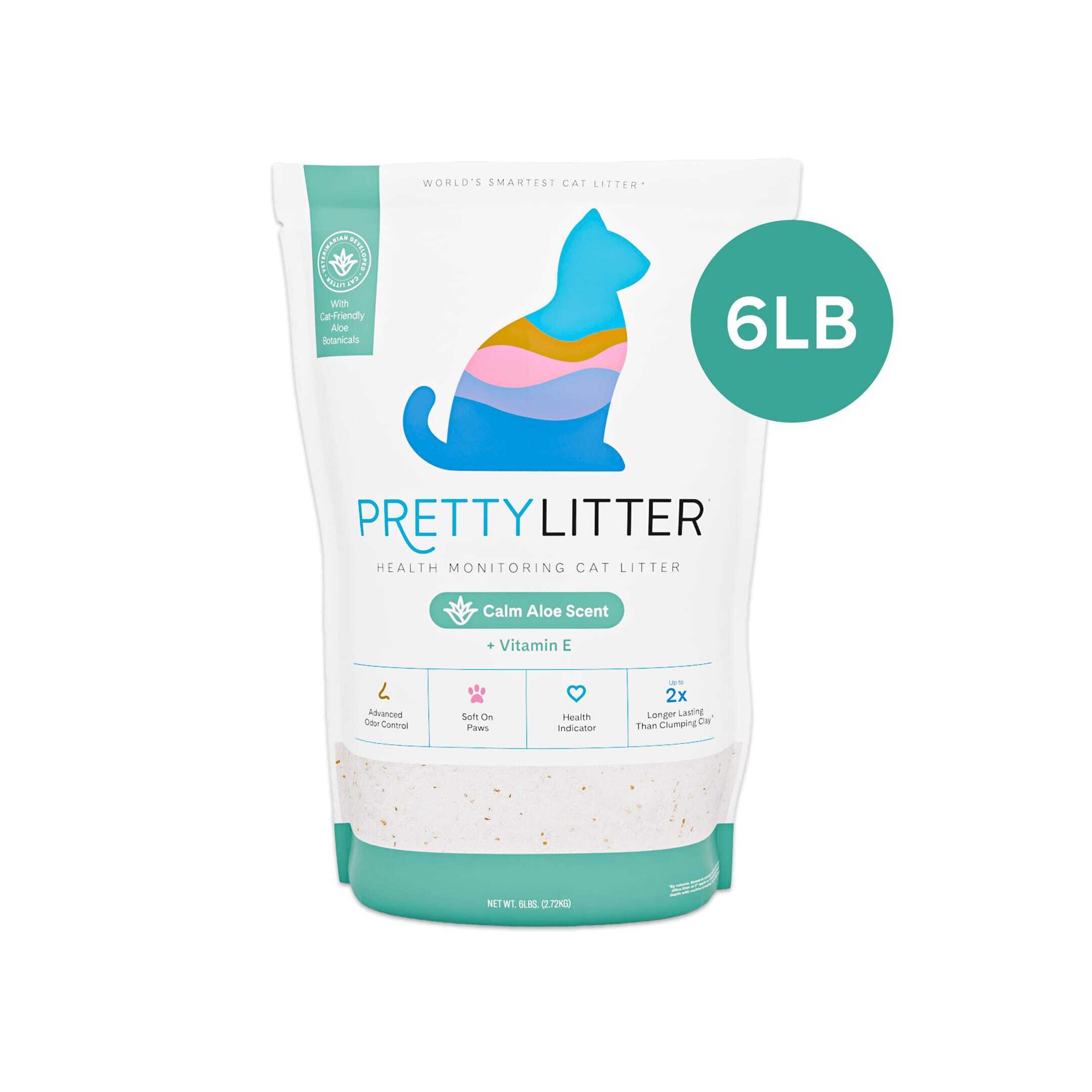 Calm Aloe Odor Control Cat Litter - Pretty Litter