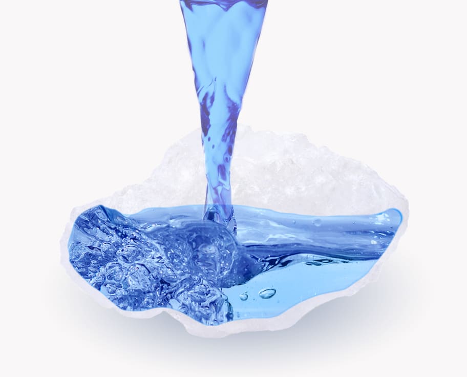 Silica gel crystal absorbing liquid