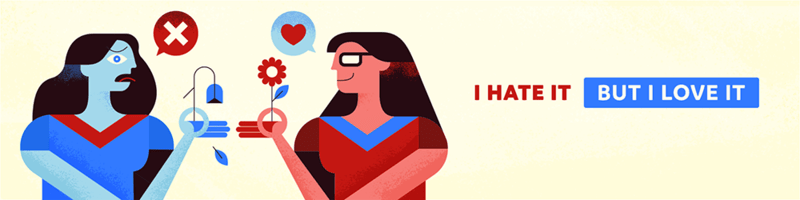 I Hate It But I Love It logo