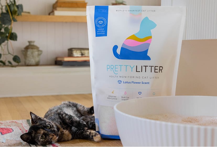 PrettyLitter Lotus Flower Scented package