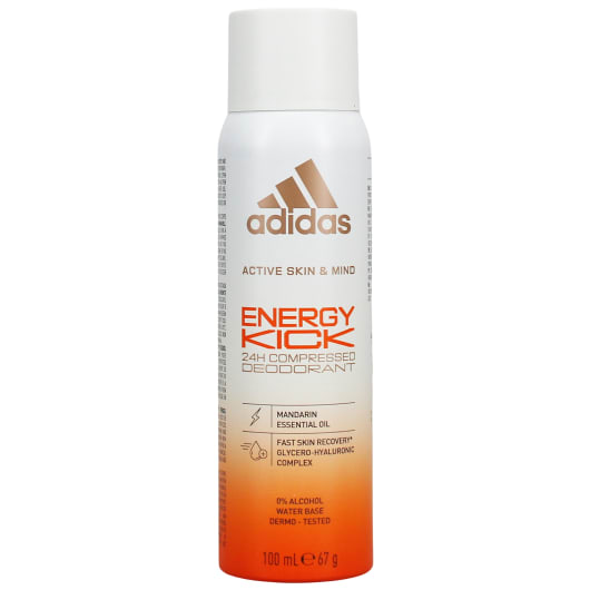 ADIDAS Adidas 100ml Compact Deodorant Body Spray Energy Kick