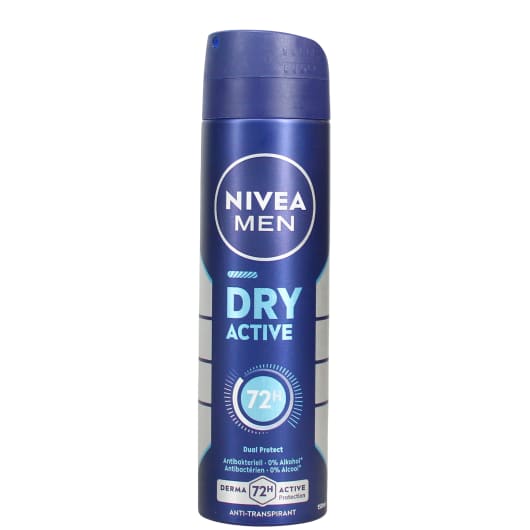NIVEA Nivea 150ml Anti Perspirant Deodorant Dry Active Men