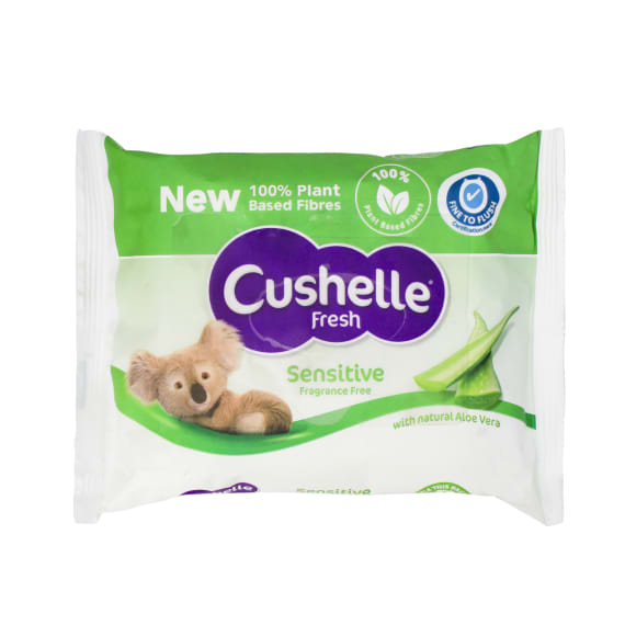 CUSHELLE FRESH FLUSHABLE TOILET TISSUE WIPES SENSITIVE 42'S Pricecheck