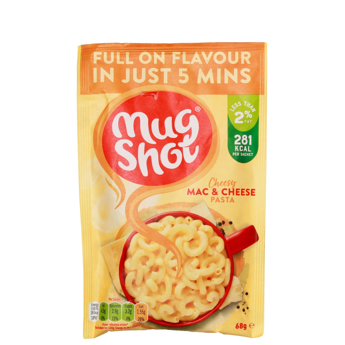 MUGSHOT 68G MACARONI CHEESE Pricecheck