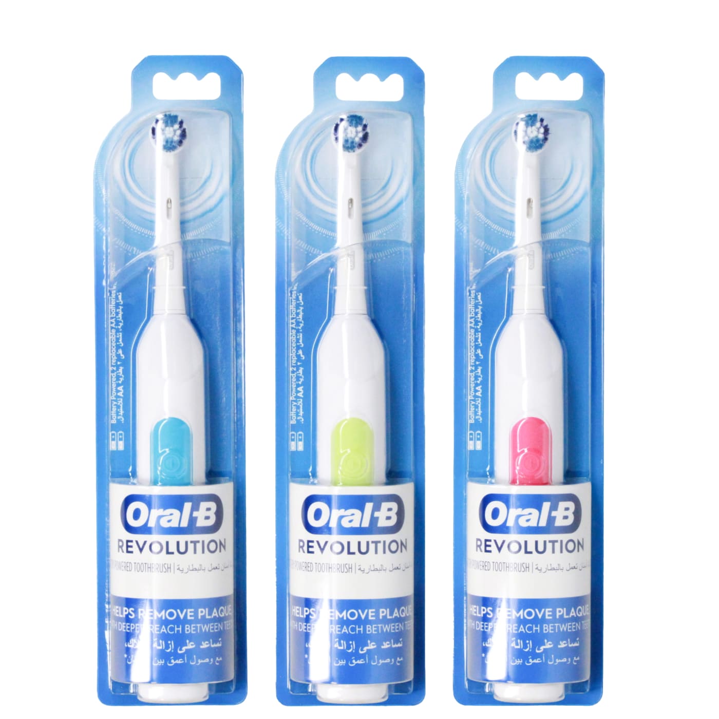 ORAL B ELECTRIC TOOTHBRUSH REVOLUTION (BATTERY) (NON EU/UK 