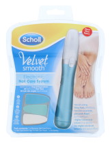 SCHOLL VELVET ELEC NAIL CARE BLUE