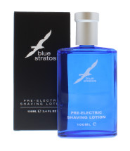 BLUE STRATOS 100ML PRE ELEC SHAVING LTN