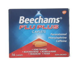BEECHAMS FLU PLUS CAPS 16'S