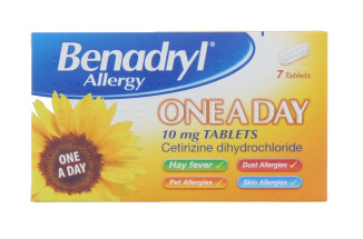 BENADRYL 10MG ALLERGY TABLETS 7S