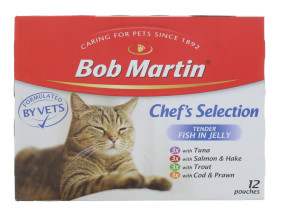 BOB MARTIN 12X85G POUCH FISH