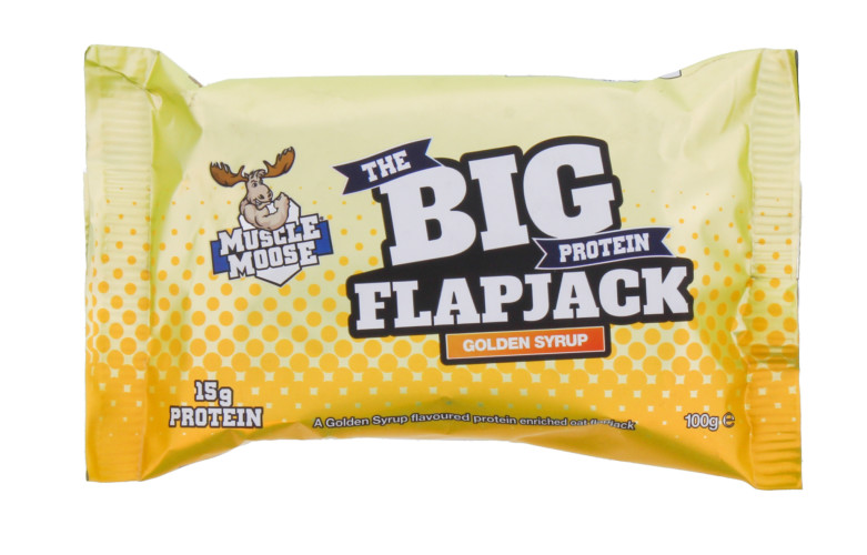 MUSCLE MOOSE 100G PROTEIN FLAPJACK GOLDEN SYRUP CDU (0 VAT) Pricecheck