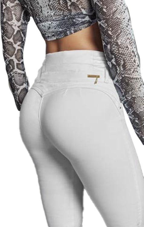 Pantalon blanco price shoes hotsell