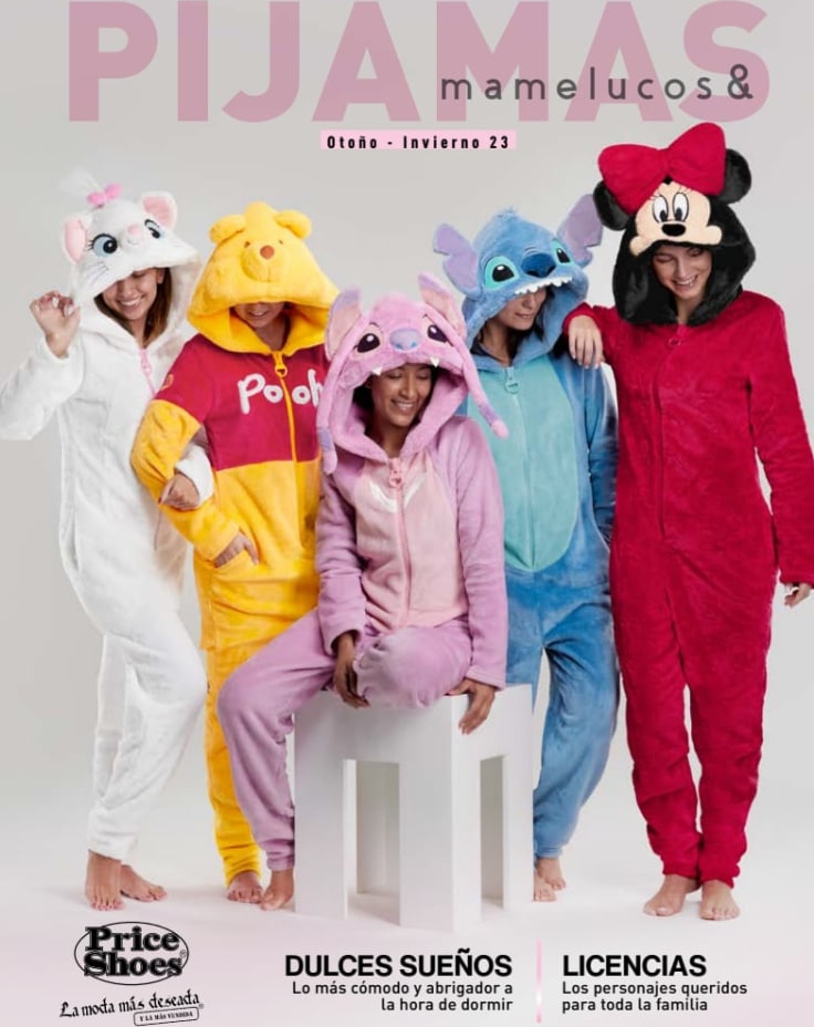 Catalogo de pijamas price shoes hotsell