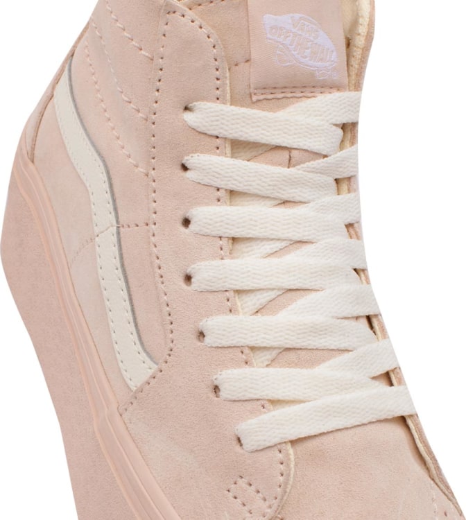 Pastel pink high top vans sales