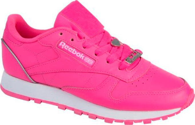 Pink reebok shoes clearance