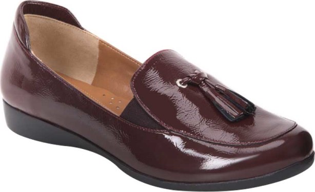 Petrina patent moccasin loafers on sale