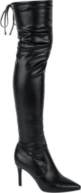 bota extra larga pu stretch tac n delgado