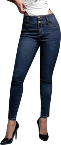 Jeans skinny Seven Jeans corte cintura alta para mujer