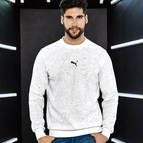 Sudadera Puma Hombre Original Gris