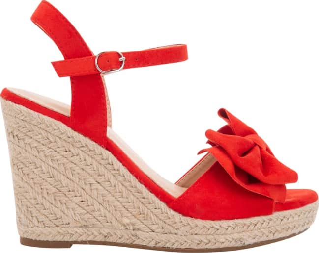 Sandalias rojas price shoes top