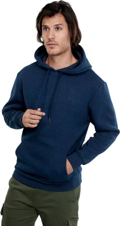  Sudadera básica con capucha para hombre de manga larga, color  azul, talla 5XL fsk-670 : Ropa, Zapatos y Joyería