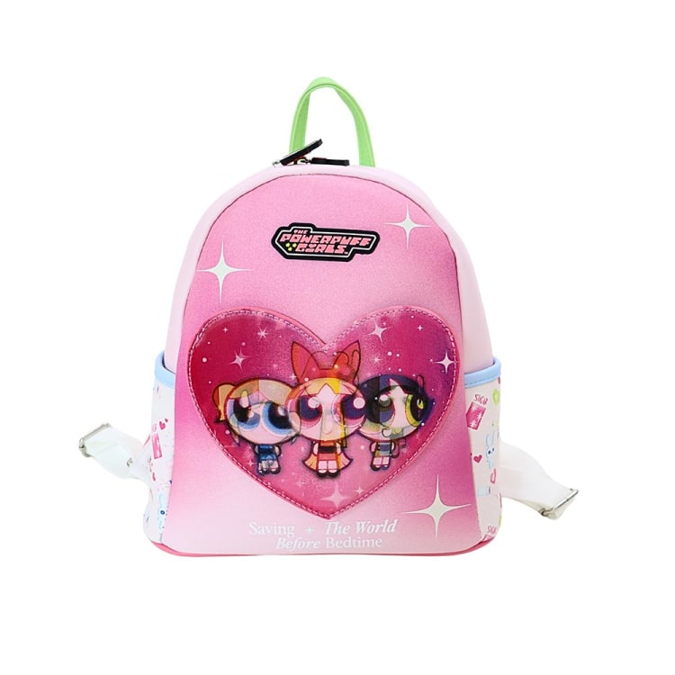 Powerpuff Mini Mochila Escolar Para Niñas, Paquete De 3 Piezas Con Bolsa De 11 Pulgadas Para Niños Pequeños, Niños Con Calcomanías Y Más | Suministros Escolares Para Niñas Superpoderosas