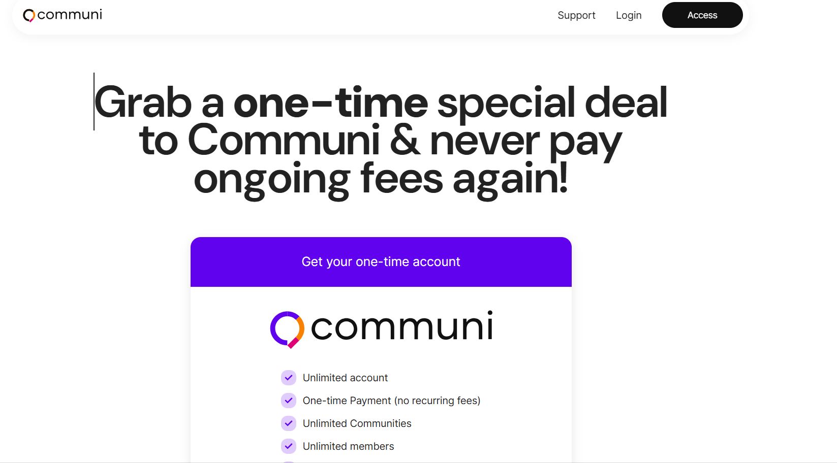Communi founders deal landing