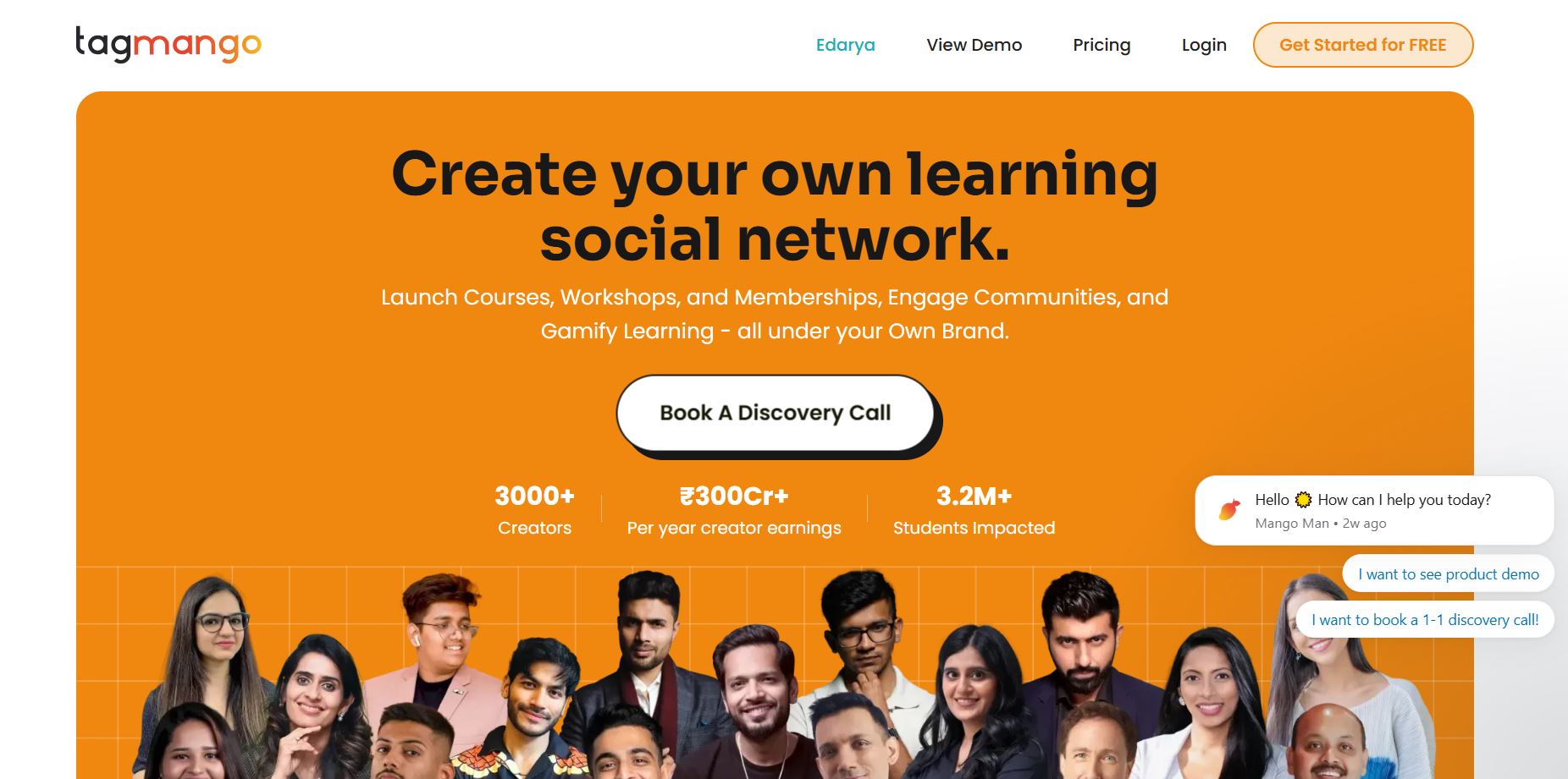 TagMango homepage