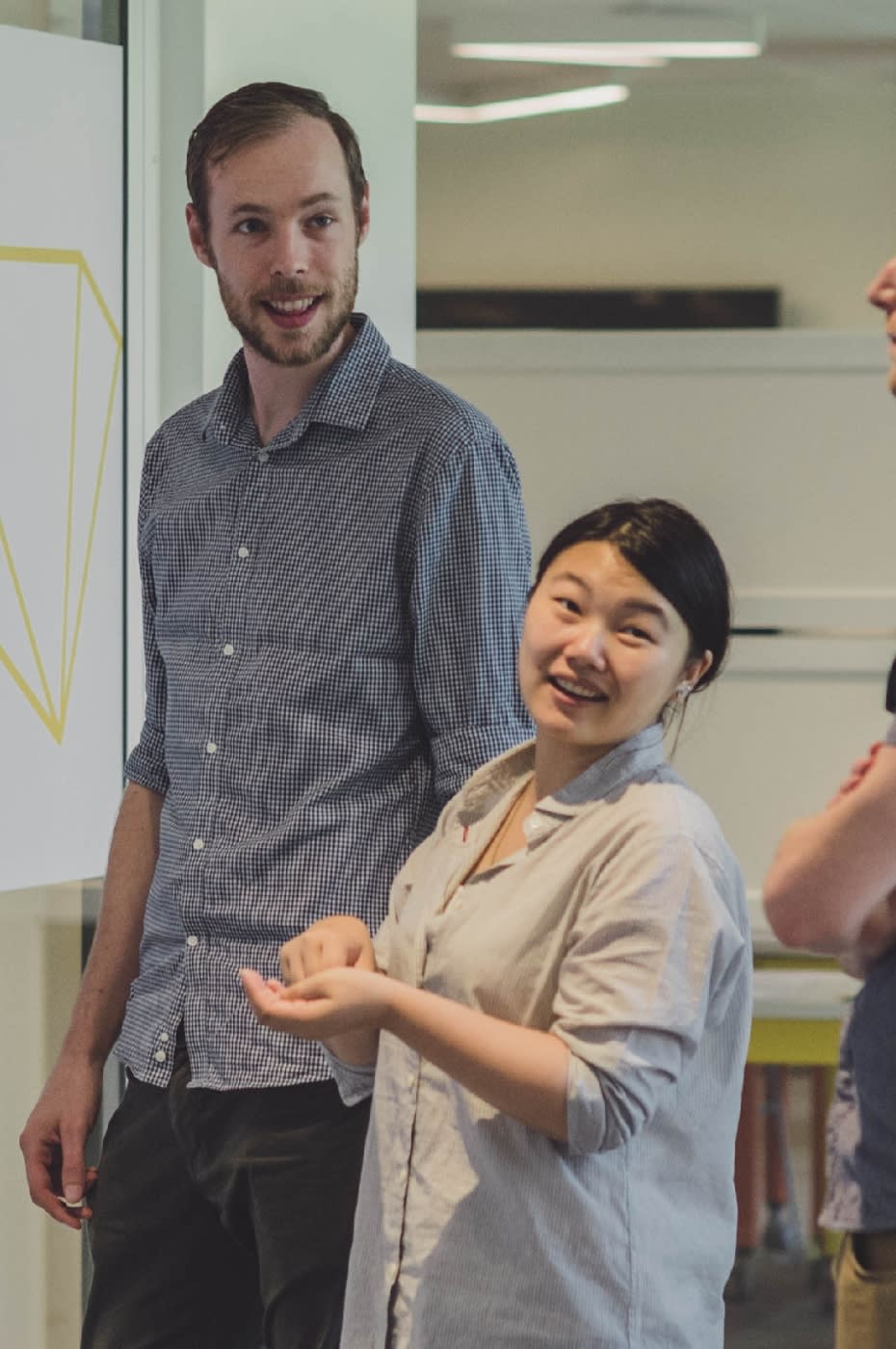 Designers in discussion