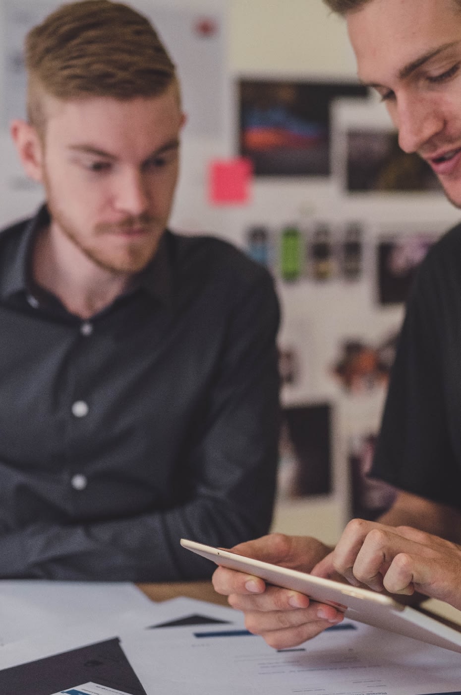 Designers in discussion