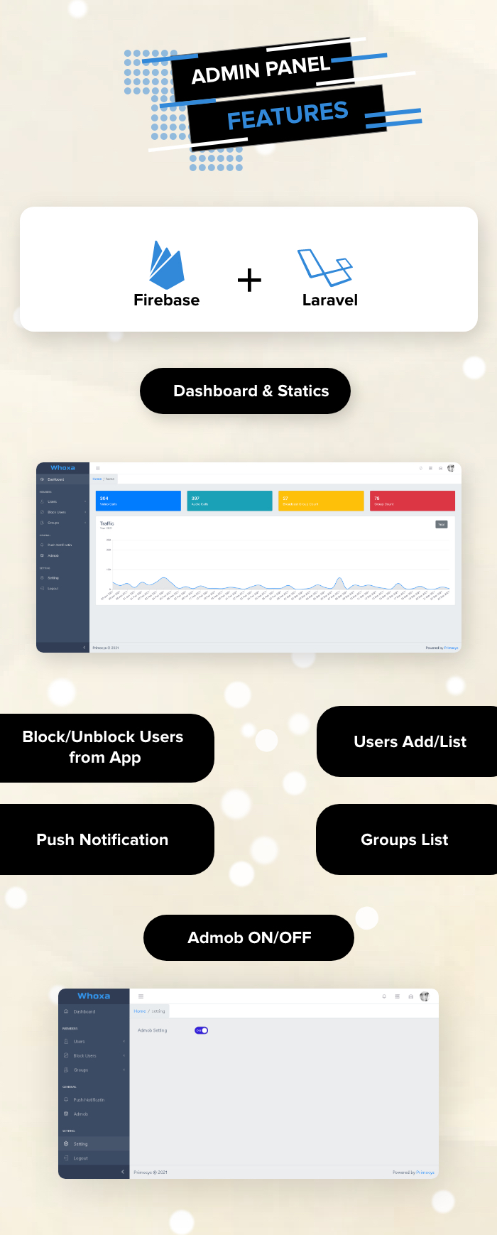 WhatsApp Clone App | Chat, Audio, Video App Flutter Android and iOS with Admin Panel - 7