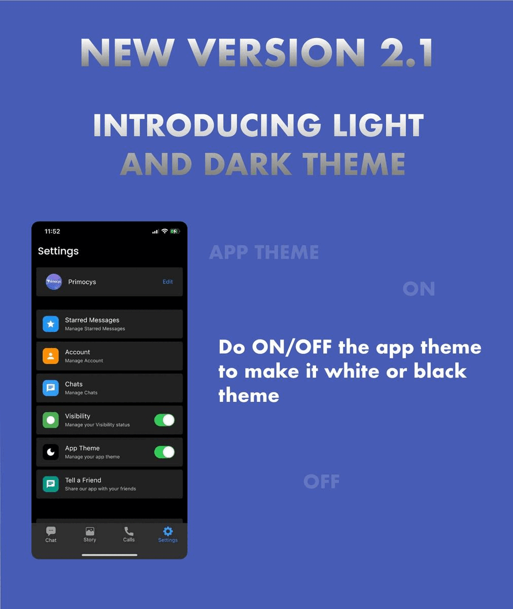 whatsapp app theme