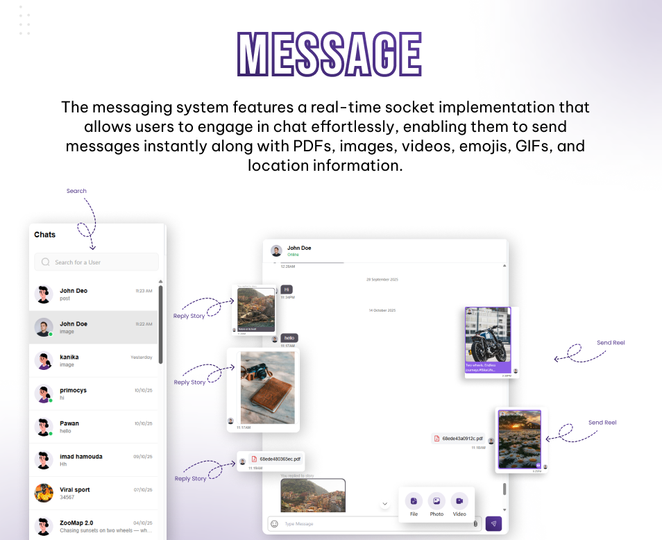 Snapta Web – Instagram Clone Social Network Website with Admin Panel