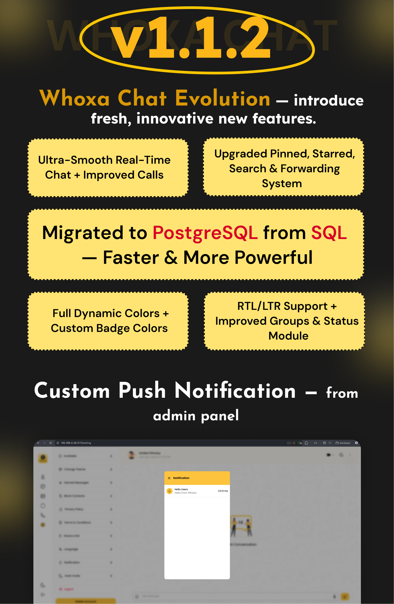 Whoxa Chat – WhatsApp Clone Web Script with Admin Panel