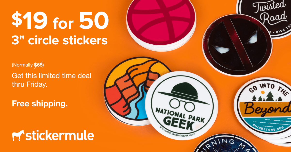 Deals | Sticker Mule