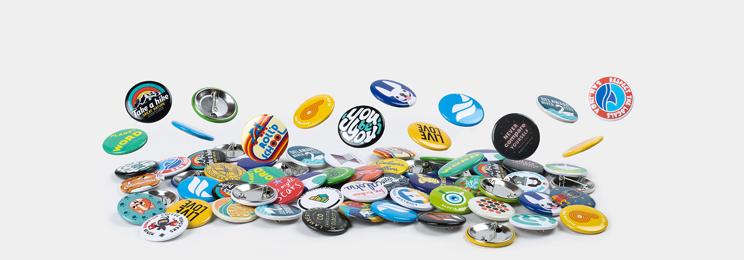 1.5 Custom Pin-back Buttons