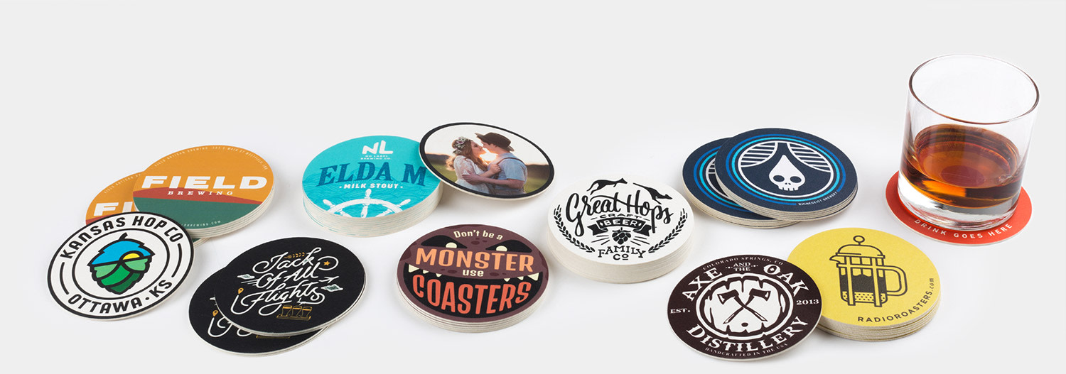 print your own drink coasters