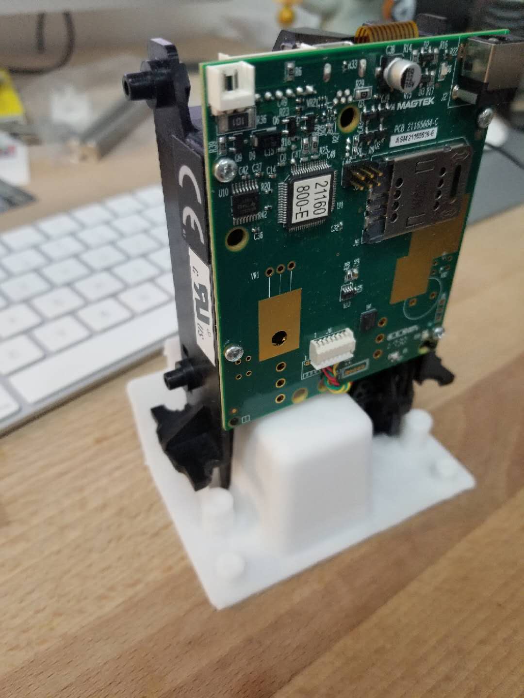 3D Printed Bevel attached to an electronic device