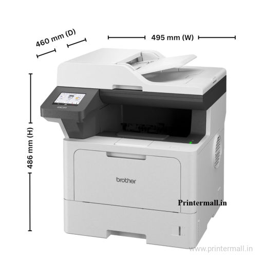 brother DCP-L5660DN Duplex Laser Printer, 48 PPM Dual Scanning Print Scan Copy 3.5" Touch Screen Display 70 Pages ADF LAN, 11000Pages Toner In box