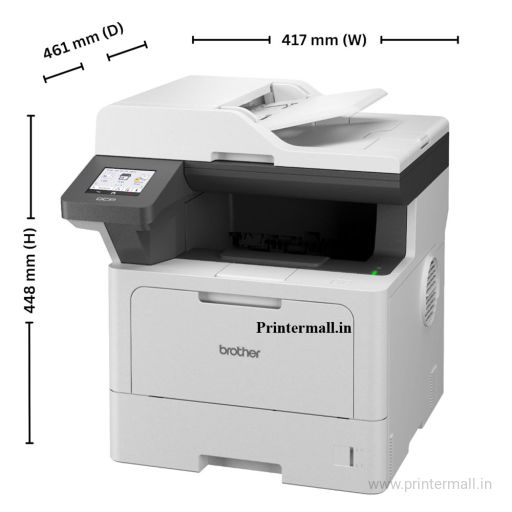 Brother DCP-L5510DN Duplex LAN Laser Printer, 48 PPM, Print Scan Copy, 3.5" Touch Screen Display, 50 Pages ADF, 2GB Memory, 11000Pages Toner in box