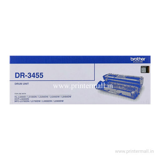 brother DR3455 Drum Unit Life 30000-Pages Models HL-L5000D HL-5100DN HL-L6200DW DCP-L5600DN MFC-L5900W
